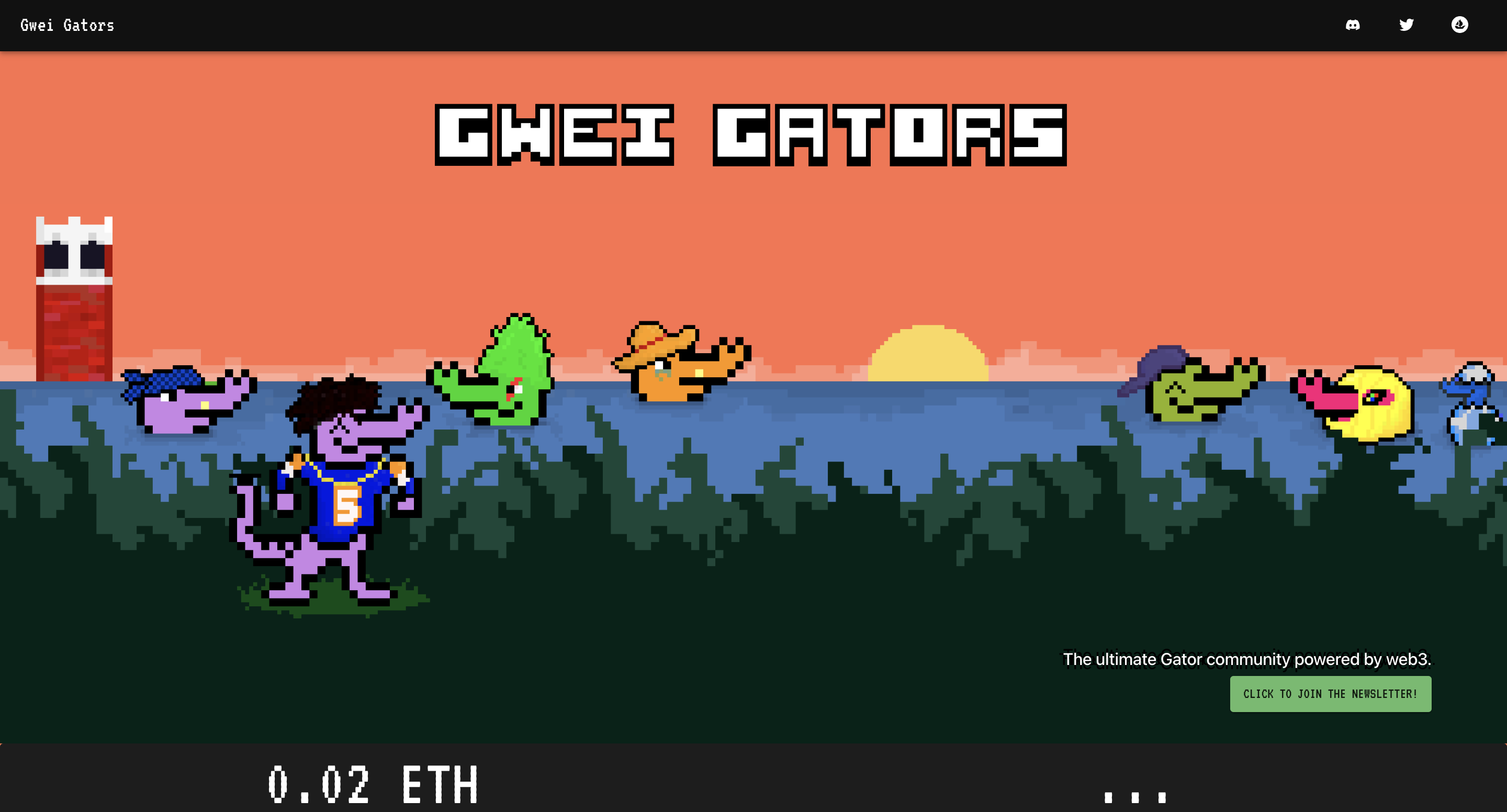 Gwei Gators Website 1