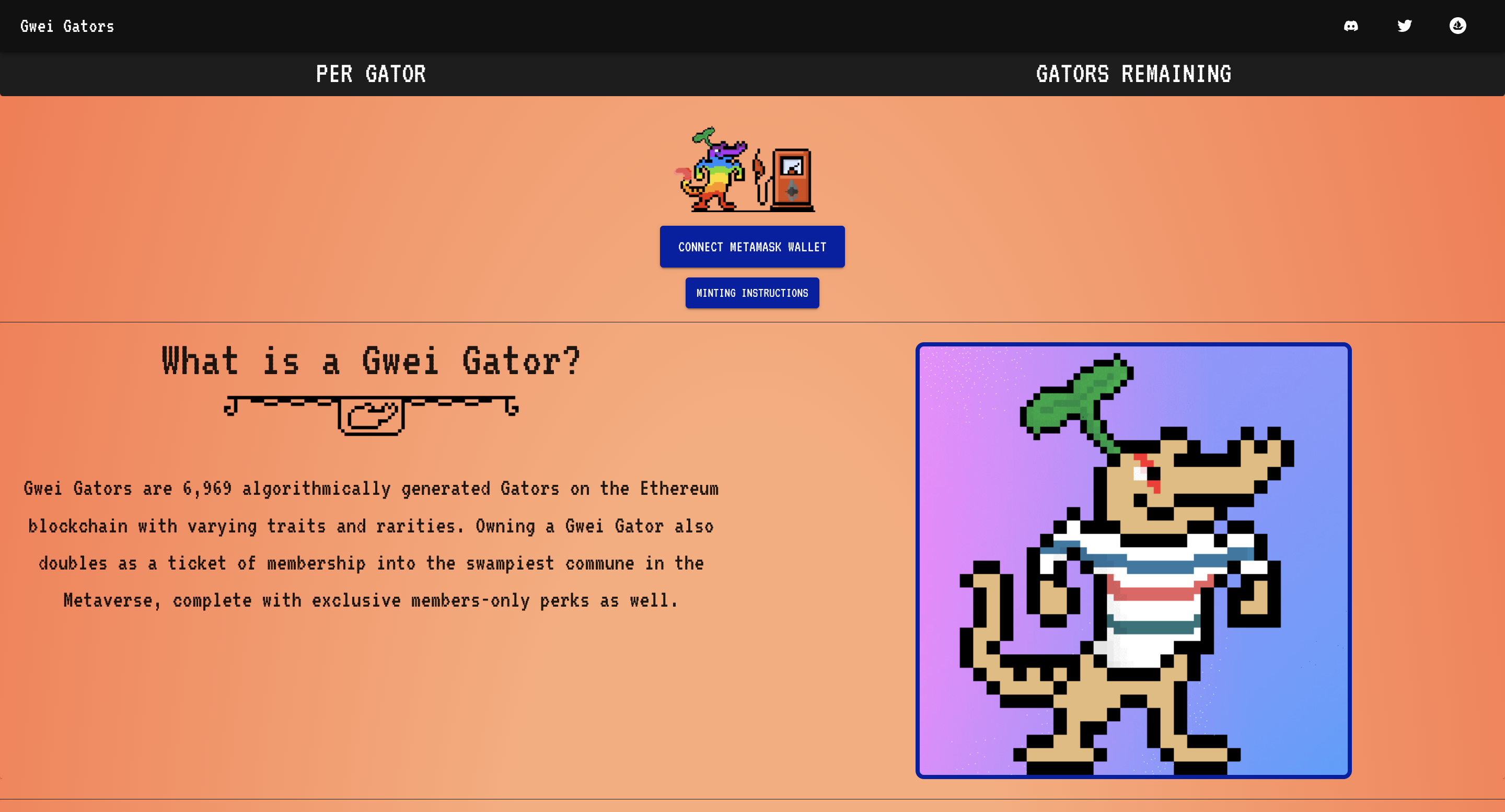 Gwei Gators Website 2